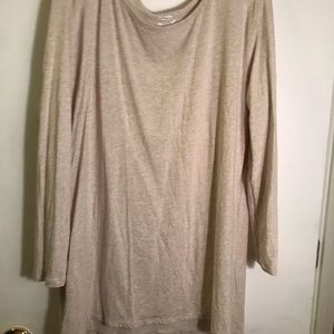Tan Long Sleeve Tee 14W